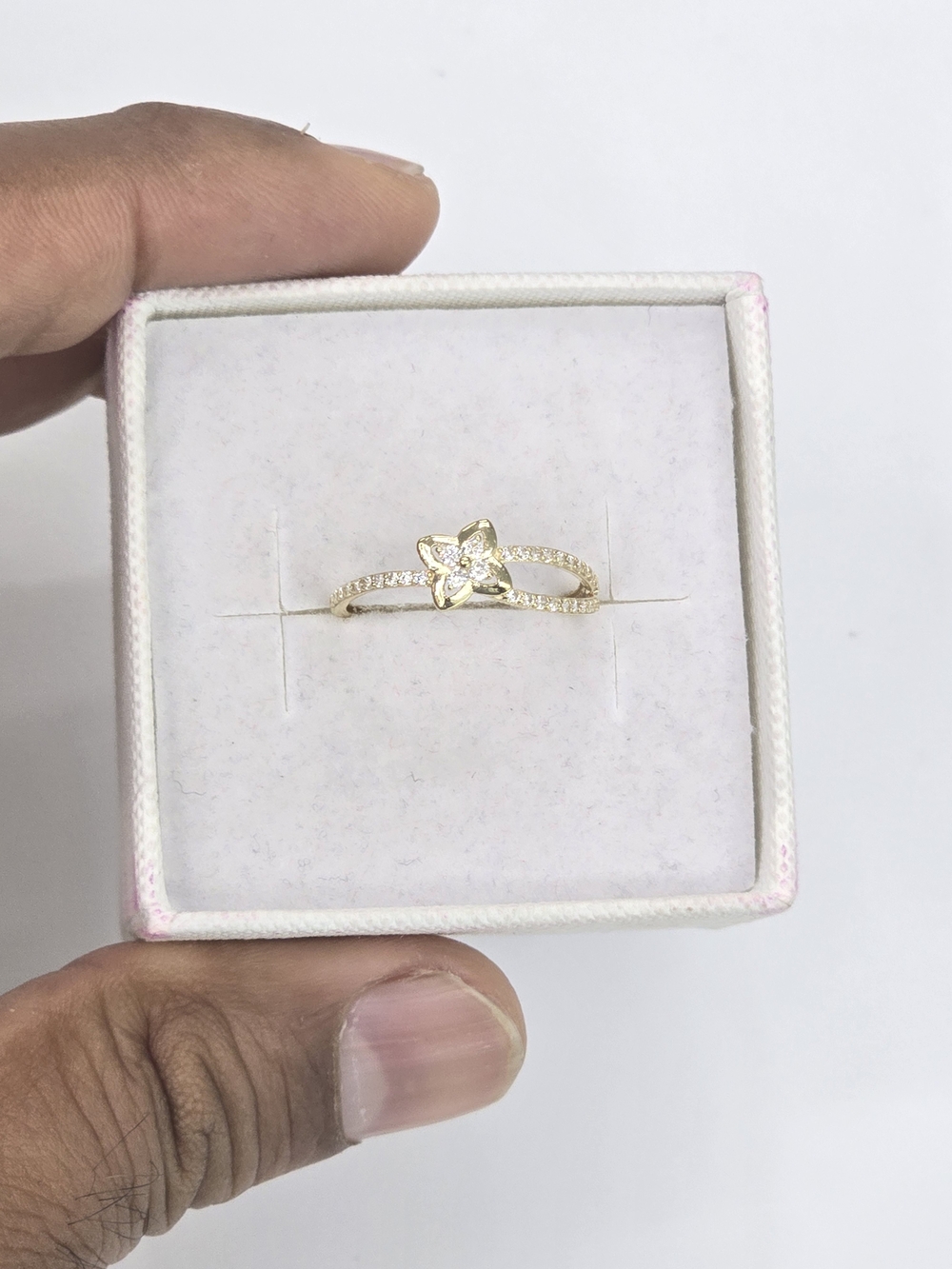 10k Real Gold Fancy Ring For Women